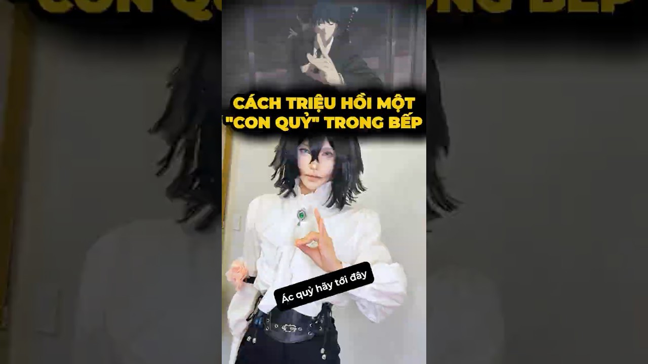 Có con quỷ luôn ẩn nấp trong bếp🤔- Triệu hồi quỷ ẩm thực#cosplay #shorts #minnacosplay