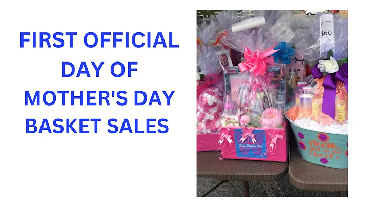 MOTHERS DAY BASKET SALES IN A RAIN STORM #mothersday #basketmaking #giftbasketideas