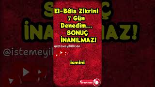 5. A Günleri El Bais Zikri Ile Kısmet Açma. Şfet