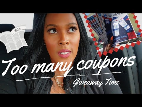 Too many Coupons? Giveaway time!