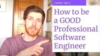 How to be a good Professional Software Engineer - A Tech Lead Staff Engineer perspective