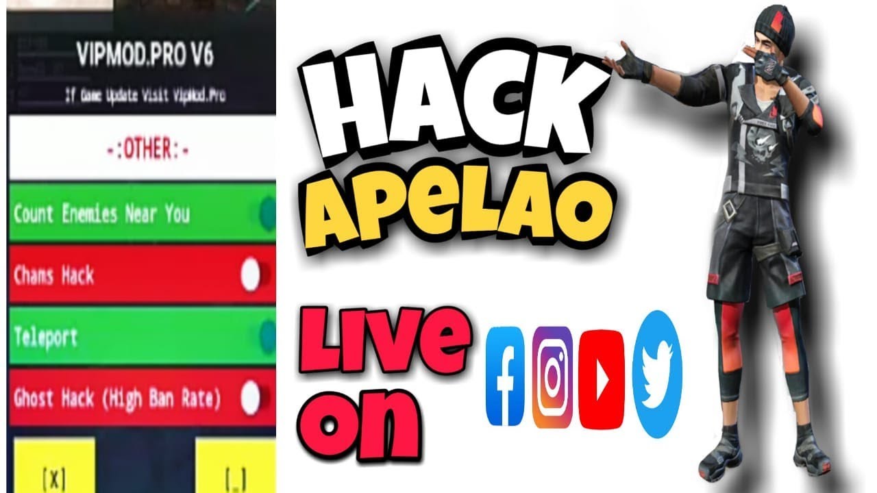 live de hack ao vivo VIP MOD PRO V6 