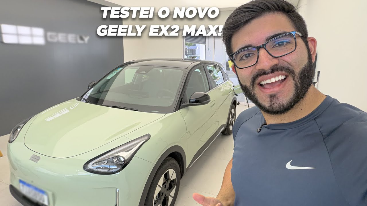 TESTEI o NOVO GEELY EX2 MAX! Achei melhor que BYD DOLPHIN? (opinião de dono)