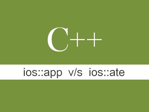 What is difference between ios::app and ios::ate mode? hqdefault