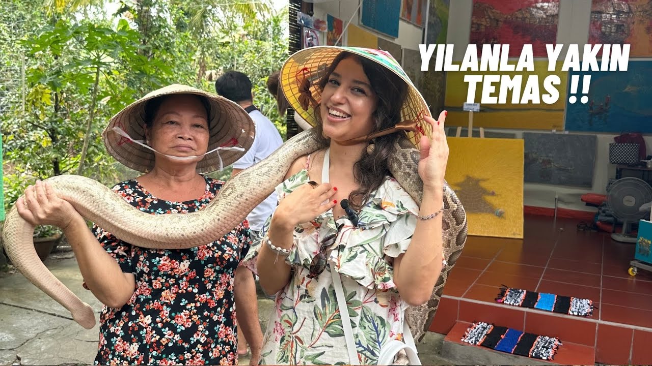 YILANLA  CESARET TESTİ! MEKONG NEHRİ'NDE MACERA DOLU BİR GÜN