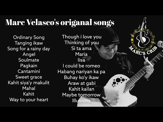 Marc Velasco original songs nonstop class=