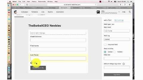 How To Make An Email Subscriber List, URL Subscriber Links, and Pop Up Opt In Forms on MailChimp