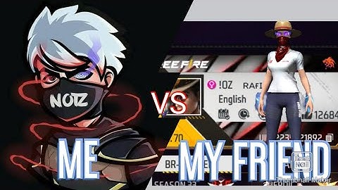 My friend challenge me in a 1v1 custom room. Garena Free Fire.