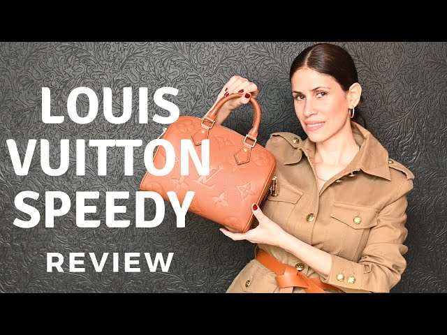 Louis Vuitton Speedy Bandoulière 25 Cognac Monogram Empreinte Leather  Review 