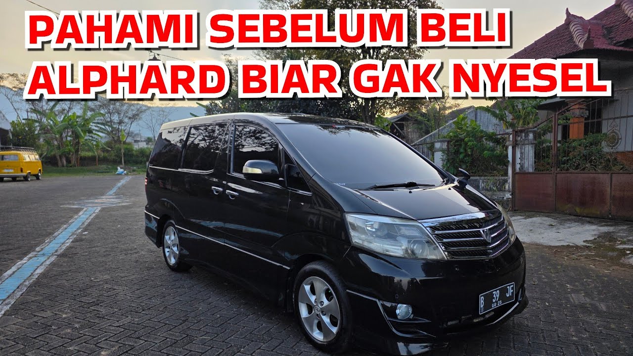 SUDAH MURAH MOBIL MEWAH NYAMAN BERKELAS TOYOTA ALPHARD 2.4CC AFS FACELIFT ANH10 2005 #malang #real 