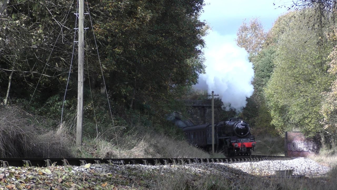 LMS Black Five 44932 Makes Some Noise Over the KWVR