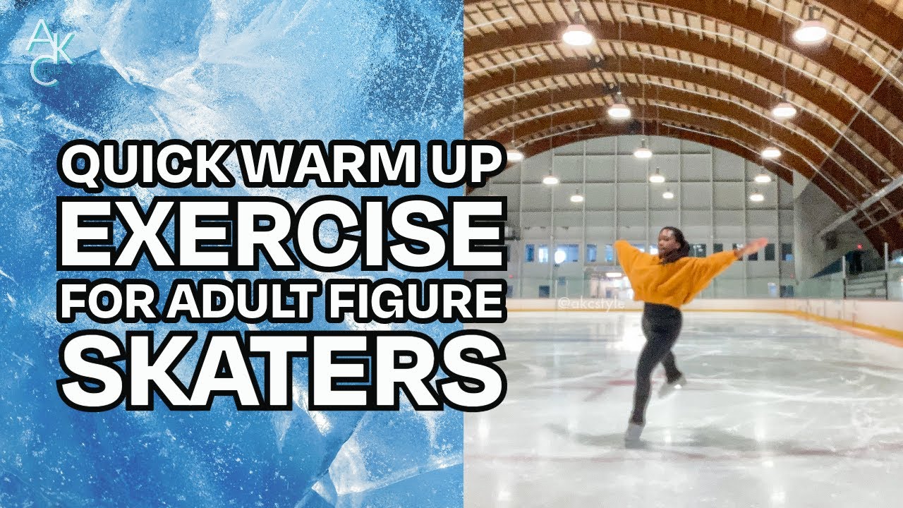 Быстрая разминка для взрослых фигуристов | Базовые прыжки на льду