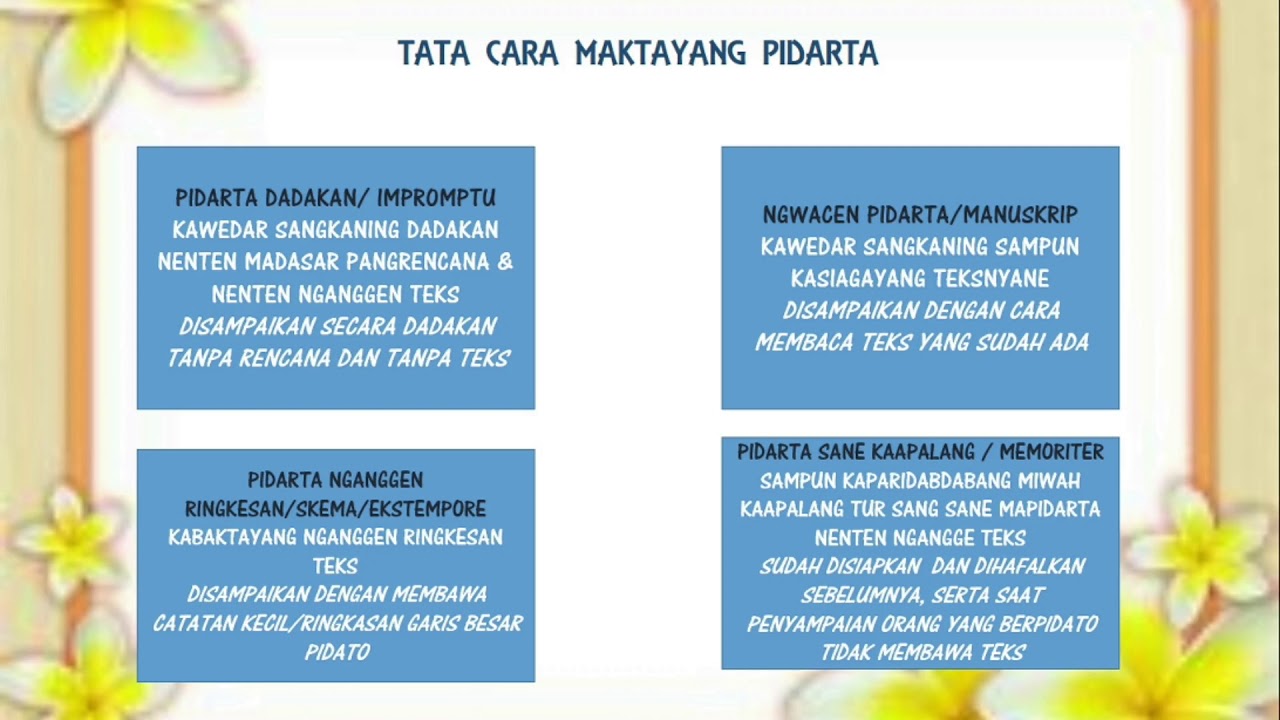 MATERI PIDARTA BASA BALI (PIDATO BAHASA BALI)