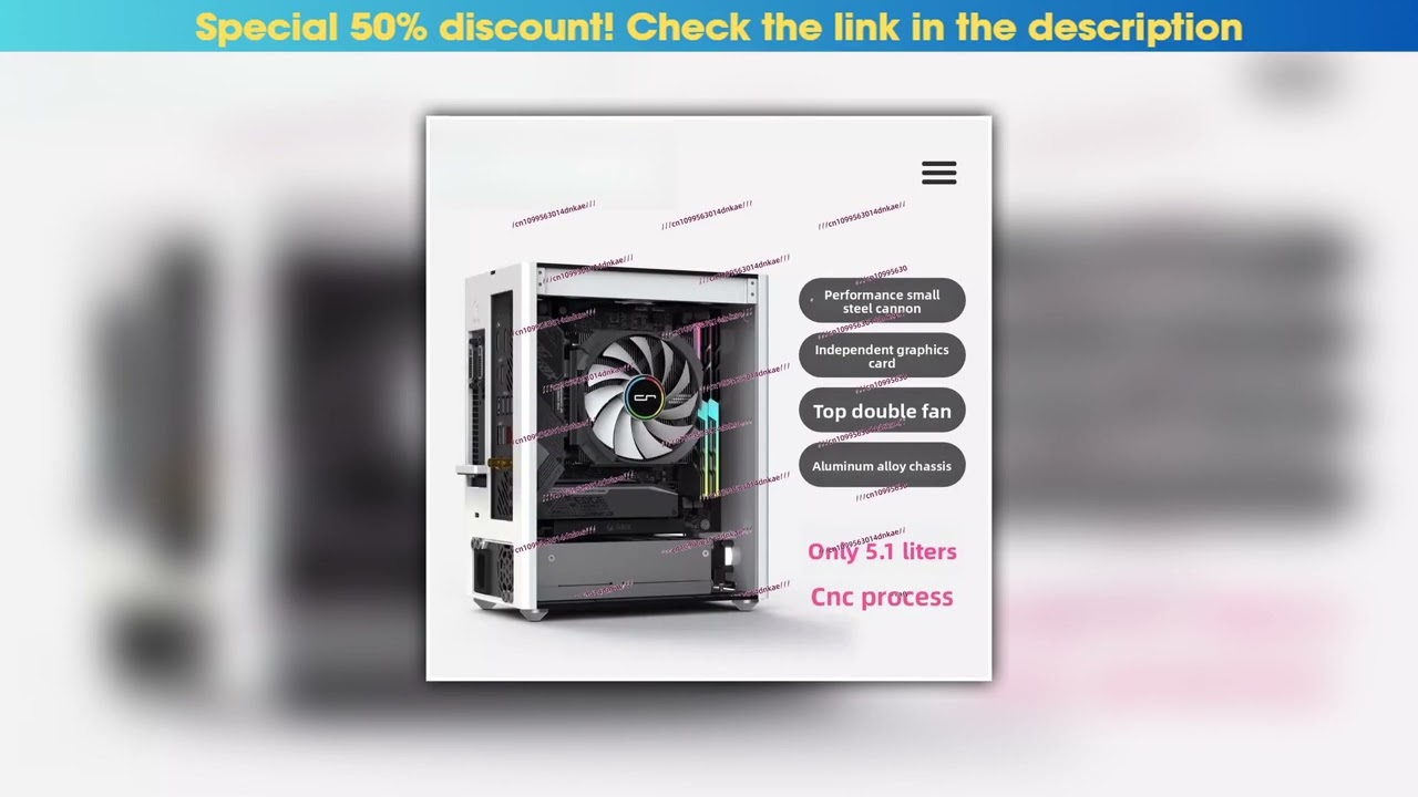 Exclusive [Version 5.0] SIXGE K2S Chassis MINI ITX A4 Mini CNC K39 Ghost S1 Lgk2s••••••••••••••••••