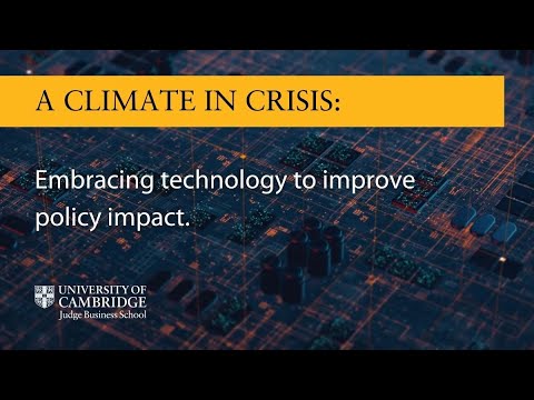 Embracing technology to improve policy impact