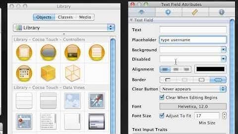 iPhone Development Tutorial - 8 - Adding Images and Text Fields