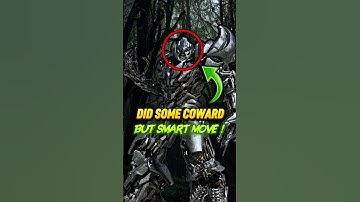 Coward but smart move by Megatron ? #edformers #transformers #shorts