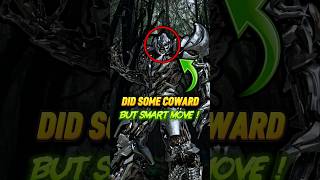 Coward but smart move by Megatron ? #edformers #transformers #shorts