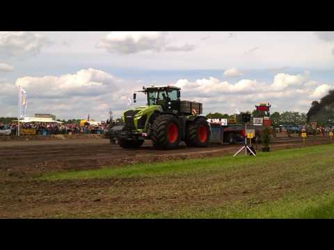 Trekkertrek Vlagtwedde 2017 Claas Xerion 4000