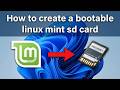 How to Create a Bootable Linux Mint SD Card (Step-by-Step Guide) #linuxmint