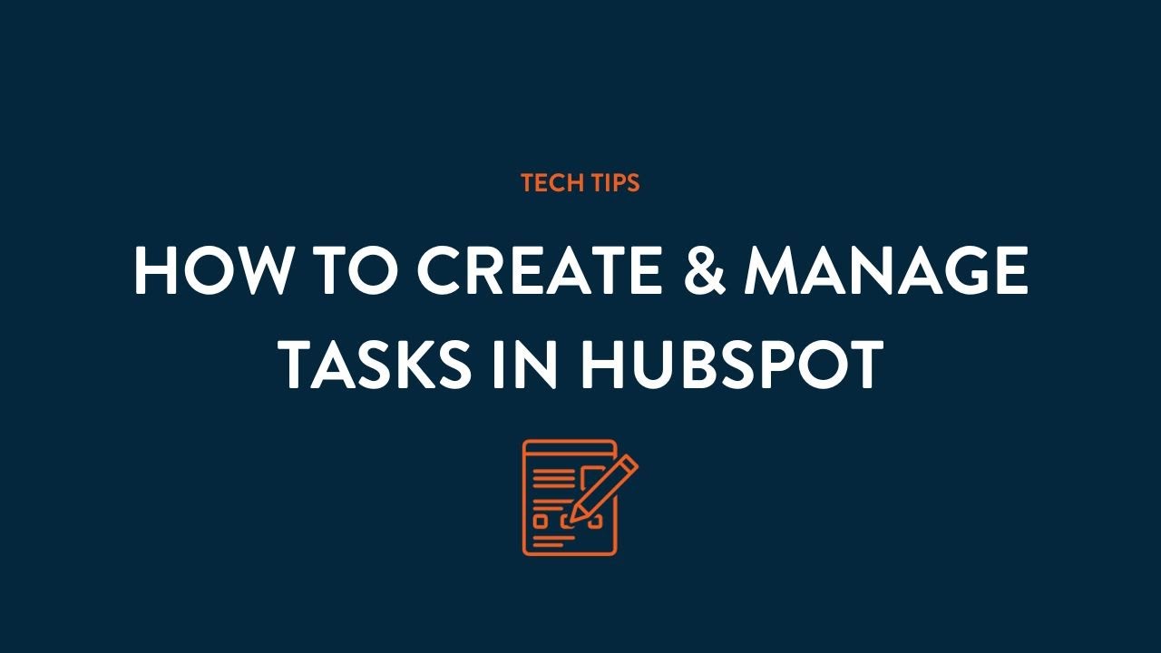 Hubspot Creating Task How to Create and Manage Tasks in HubSpot | Hivehouse Digital | Tech ...