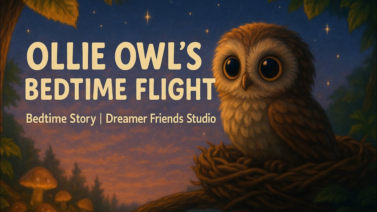 Ollie Owl’s Bedtime Flight | Gentle Bedtime Story for Kids - YouTube