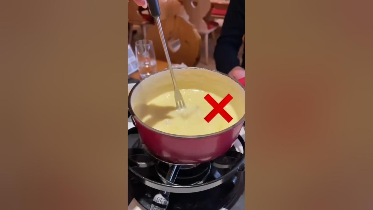 How To Eat Fondue Like The Swiss 🫕 - Youtube