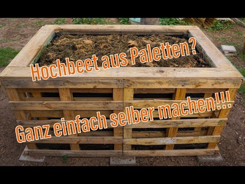 Hochbeet Aus Paletten So Gunstig Und Einfach Ein Hochbeet Selber Bauen