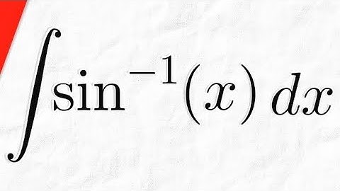 Integral of arcsin(x) with Integration by Parts | Calculus 2 Exercises