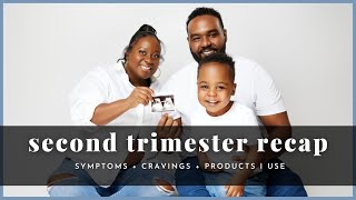 SECOND TRIMESTER RECAP | PREGNANCY SYMPTOMS | BEST PRODUCTS FOR  2ND TRIMESTER PREGNANCY