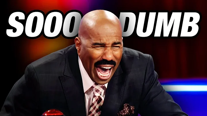 DUMBEST Family Feud answers BREAK Steve Harvey!!