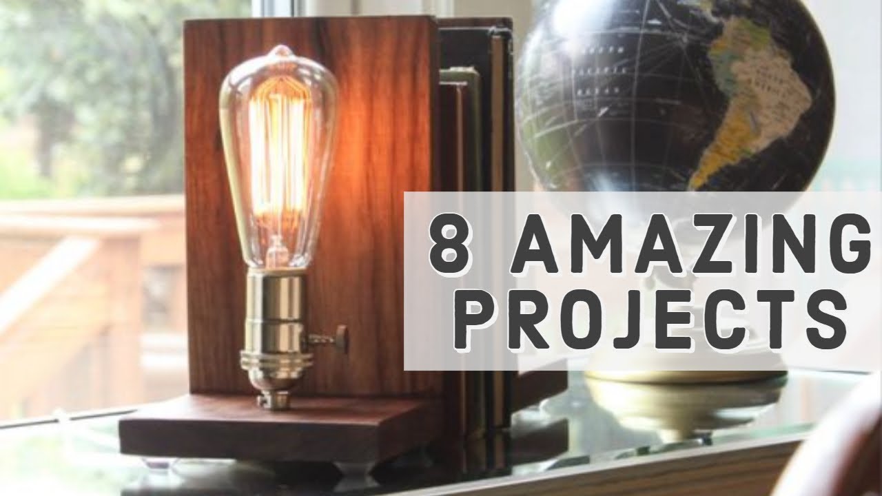 8 Awesome DIY Wood Projects You can do Yourself! - YouTube