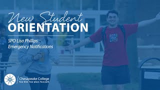 New Student Orientation: Emergency Notifications