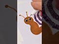 DIY Glitter Snail Craft! 🐌 Easy Art Idea for Kids ✨