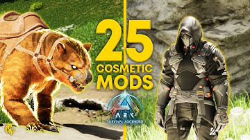 TOP 25 BEST COSMETIC Mods on ARK! | ARK: Survival Ascended