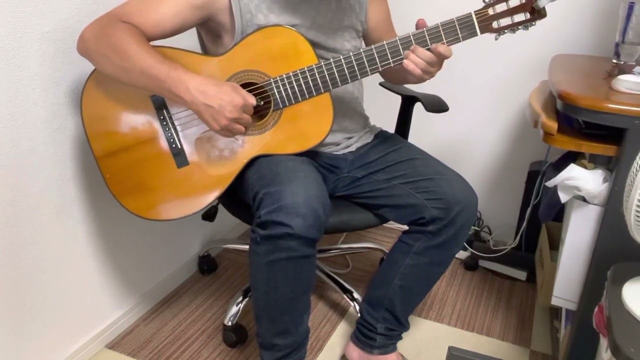 S-YAIRI YF-200 1967年モデル PG脱着前&ネック調整後試奏 - YouTube