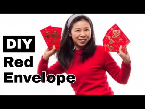 DIY Red Envelope Origami for Chinese New Year | CNY Red Envelope | Rainbowww ​DIY​