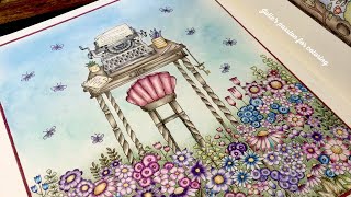 ROOMS OF WONDER by Johanna Basford - PART 2 - prismacolor pencils
