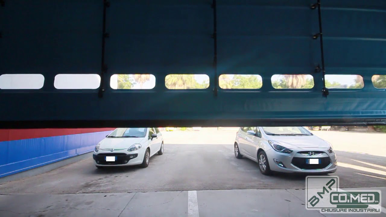 Porta ad impacchettamento pack di BMP Comed Benevento Chiusure industriali Porte Rapide