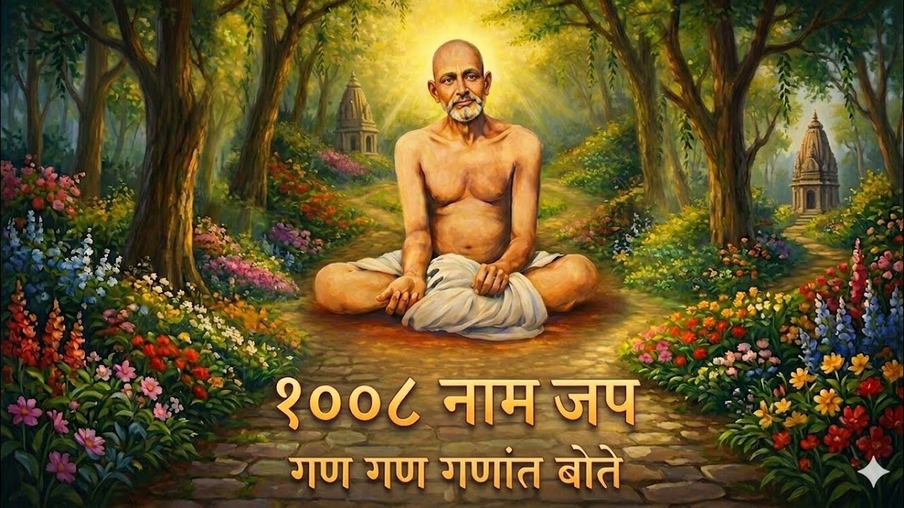 🔴 LIVE 🙏 गण गण गणात बोते | 1008 Jap | Gajanan Maharaj Blessings