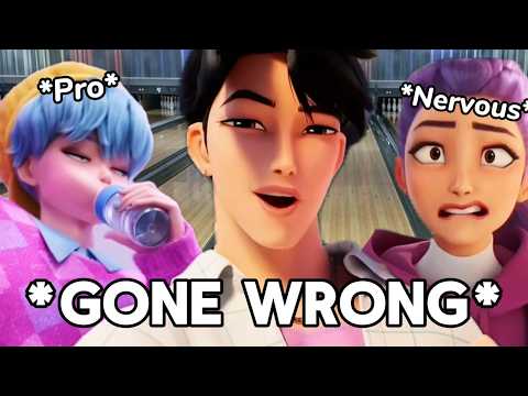 SAJA BOYS go BOWLING... with HUNTRIX (Voiceover Skit) K-Pop Demon Hunters