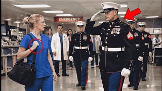 The New ICU Nurse Stayed Silent — Until Marines Burst Into the ER and Saluted Her