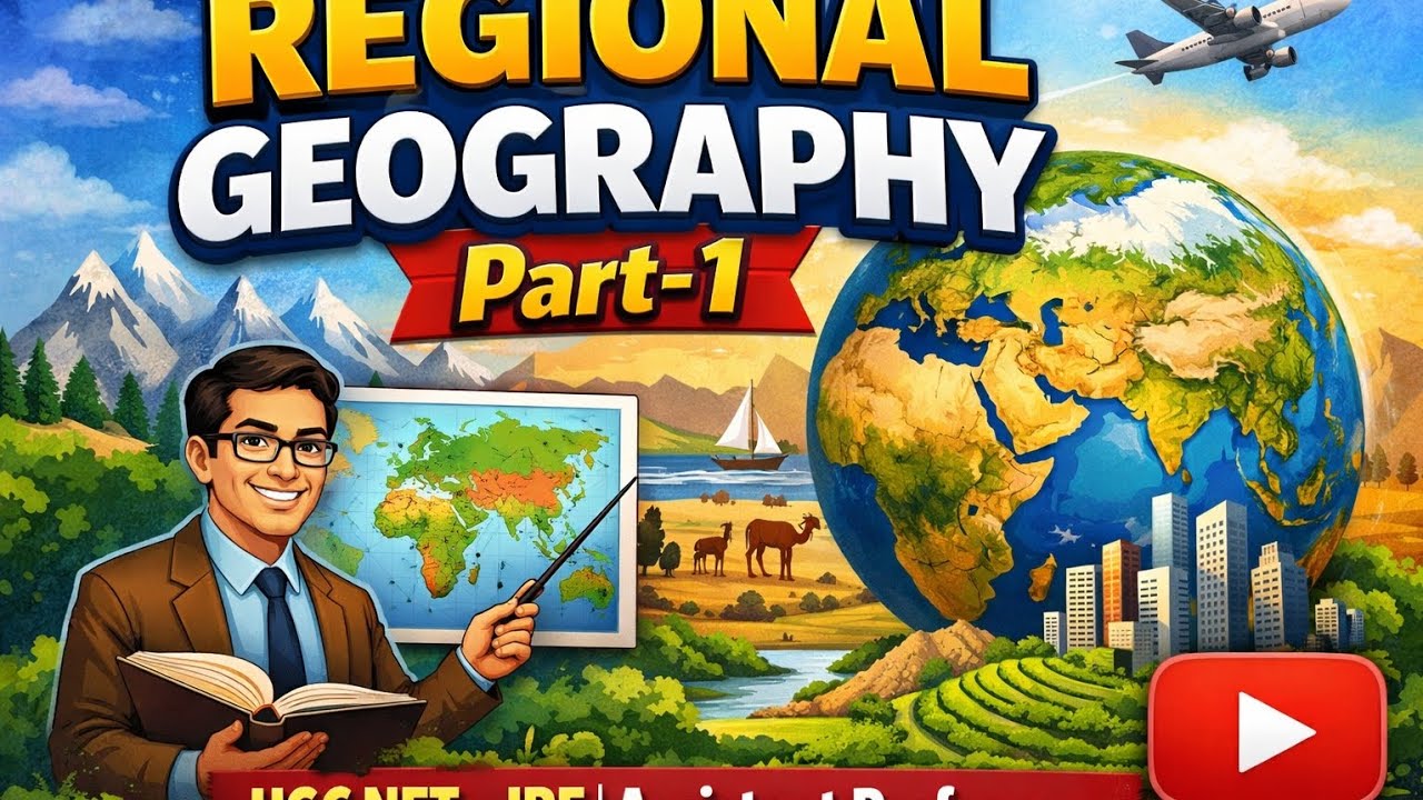 REGIONAL GEOGRAPHY Part 1 (UGC NET-JRF , Assistant Professor)