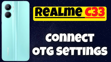 Realme How to Conect OTG Pendrive||  Realme C33 Enable OTG connection