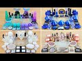 4 in 1 Video COLLECTION | MINT - PURPLE + SAPPHIRE + Rose GOLD + WHITE Slime Satisfying Slime Videos