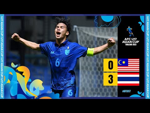 #AFCU17 - Group A | Malaysia 0 - 3 Thailand