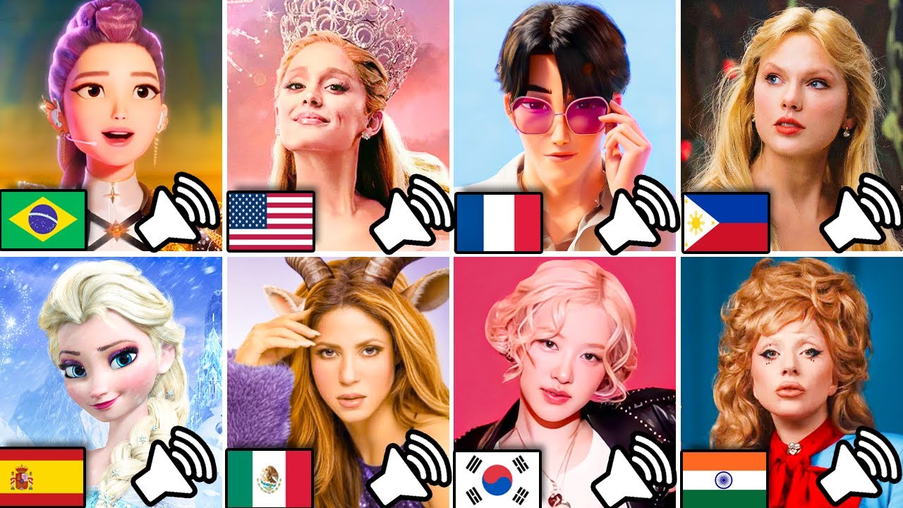 Песни Golden, Soda Pop, The Wicked, Zoo, APT и многие другие на разных языках ~ Угадай песню