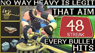 The Bullet "CHEATER"🔸Brass Beast Heavy Experience (TF2 Gameplay)