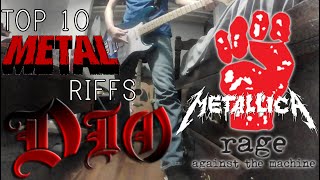 Top 10 CLASSIC Metal Riffs