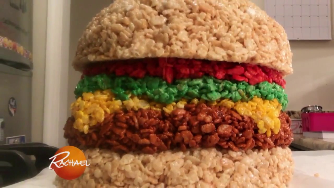 You Have to See This Cheeseburger Made Out of Crispy Rice Cereal | Rachael Ray Show